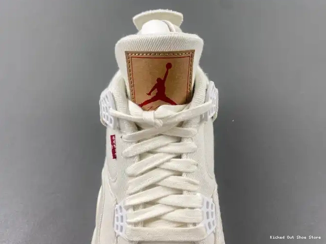 Kick Theory x Air AO2571-100 4 'White' Jordan Levi's 0519
